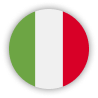 Italian flag circle
