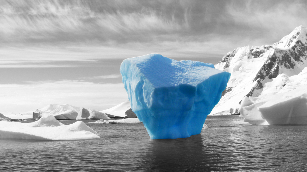 Did global warming cause a substantial amount of glacier melting?