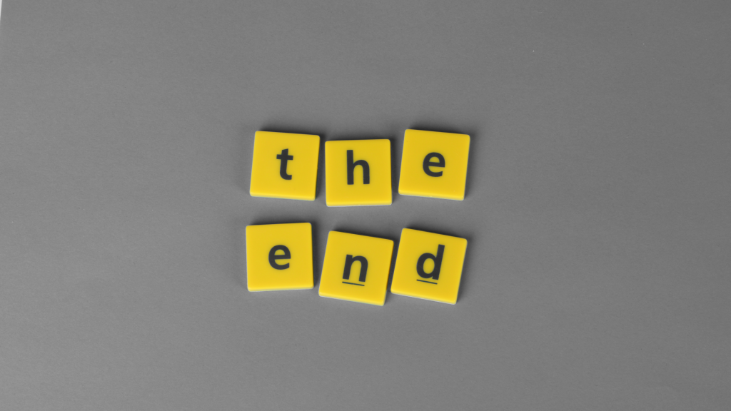 the end